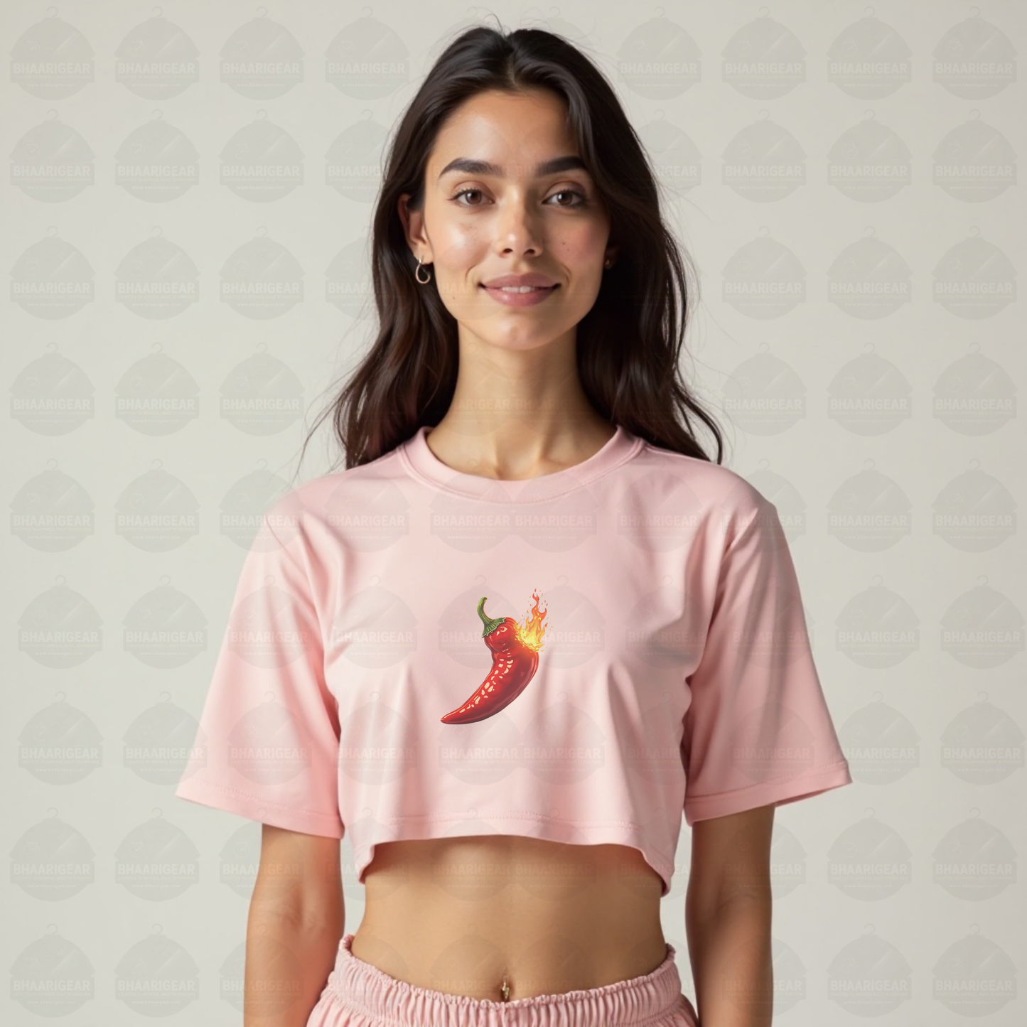 Hot Like Chilli Crop Top – Bold Style That Sets You on Fire