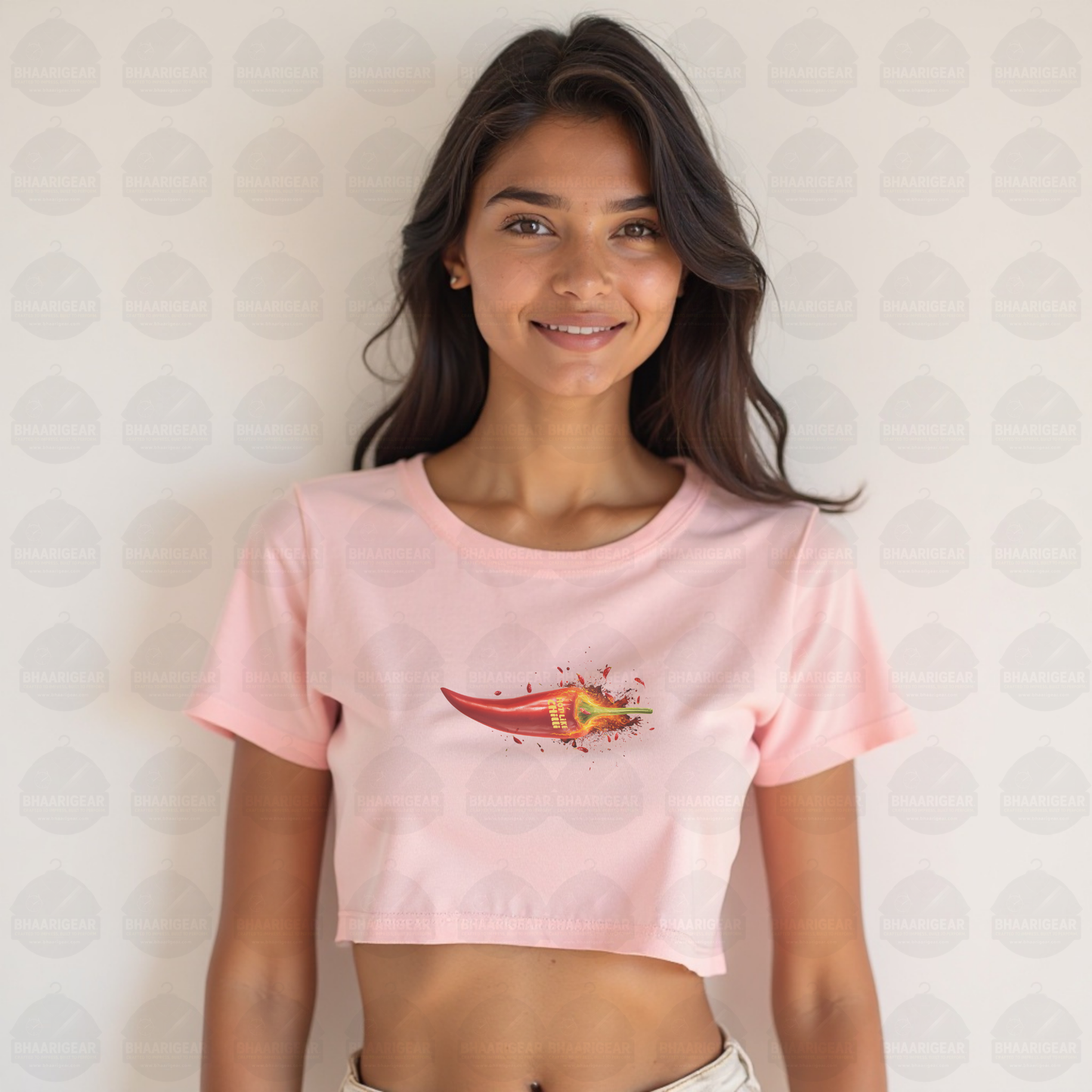 Hot Like Chilli Crop Top – Fiery Bold Streetwear