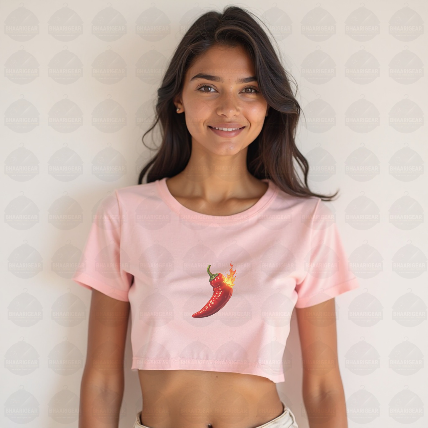 Hot Like Chilli Crop Top – Bold Style That Sets You on Fire