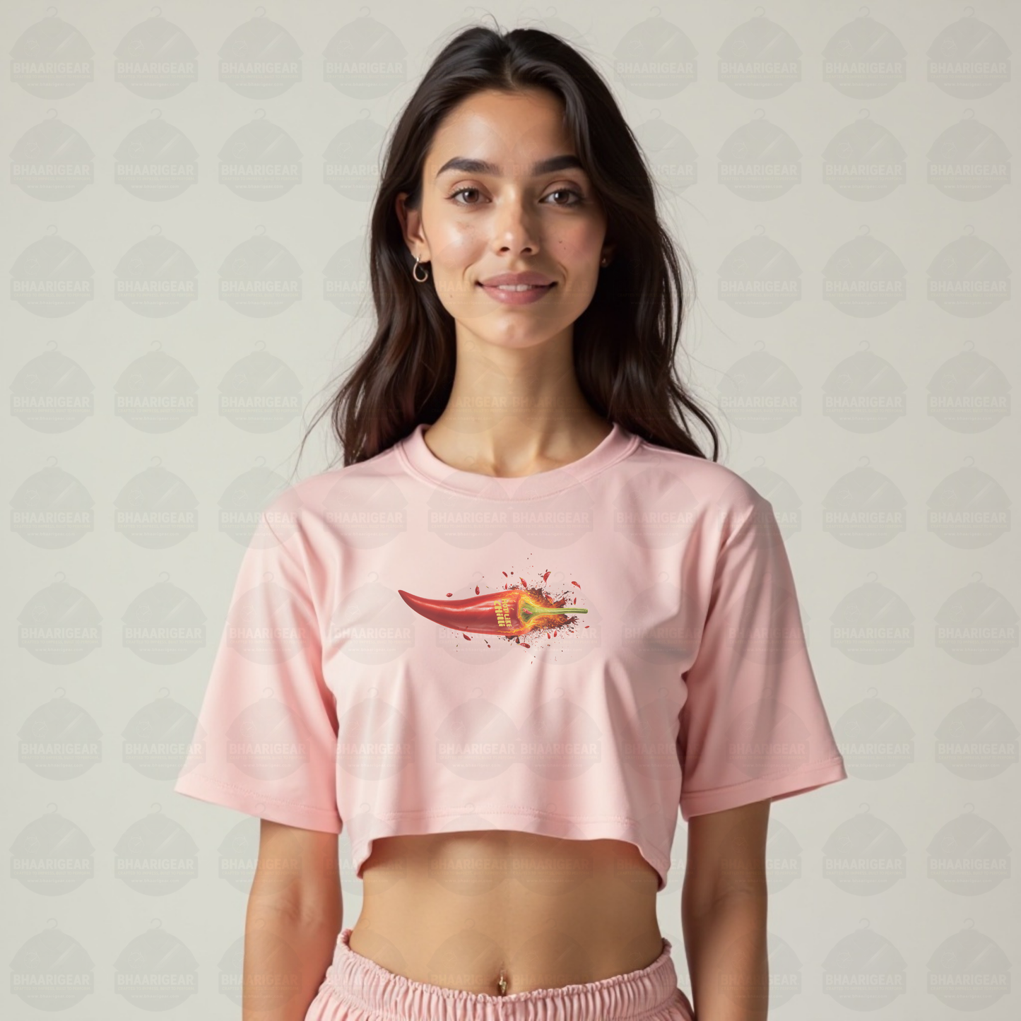 Hot Like Chilli Crop Top – Fiery Bold Streetwear