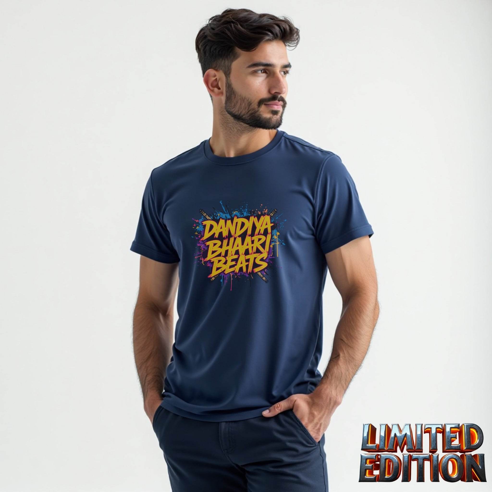 Dandiya Bhaari Beats Tee – Street Vibes Meet Festive Energy - BhaariGear