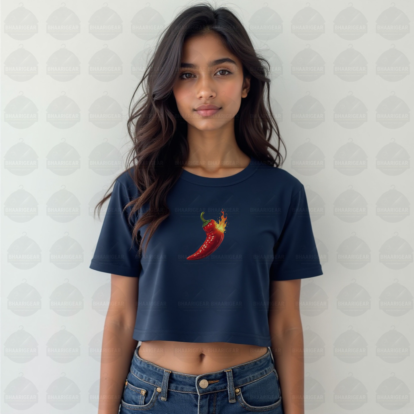 Hot Like Chilli Crop Top – Bold Style That Sets You on Fire