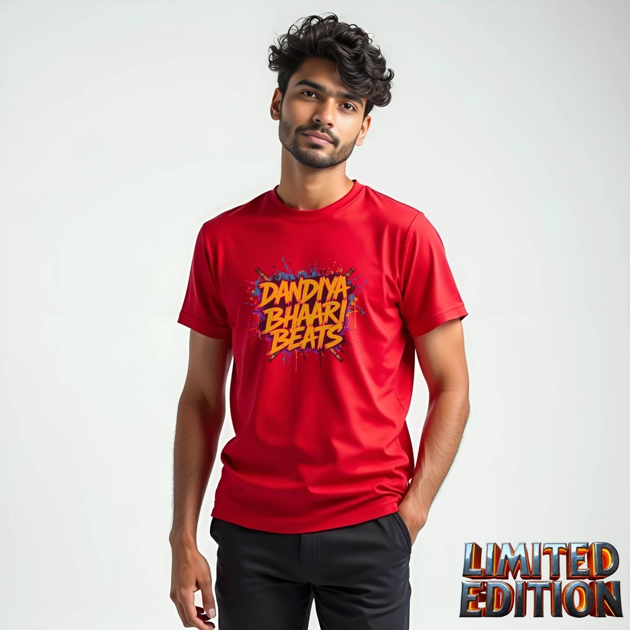 Dandiya Bhaari Beats Tee – Street Vibes Meet Festive Energy - BhaariGear