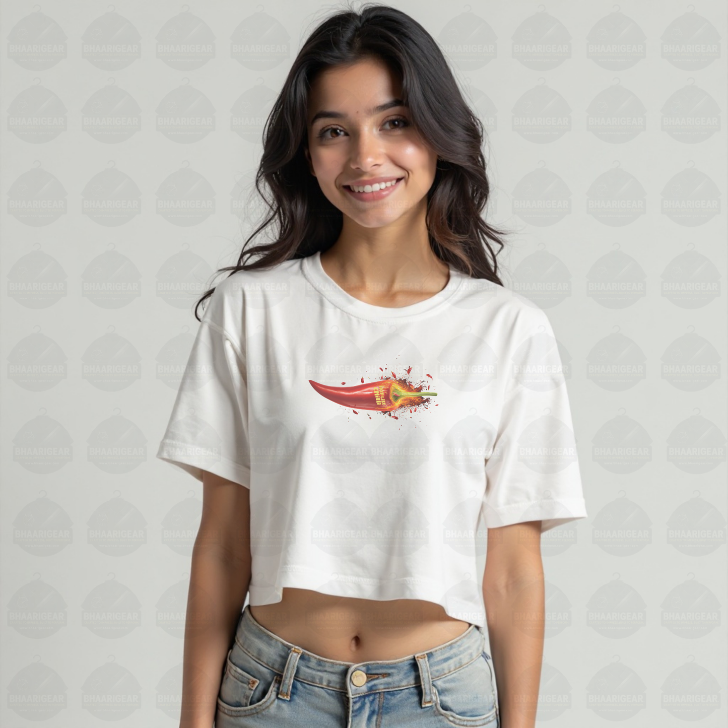 Hot Like Chilli Crop Top – Fiery Bold Streetwear