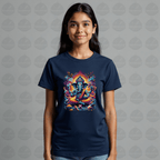 Divine Neon Lord Ganesha Vibrant Art Print - BhaariGear 