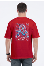 Celestial Melody – Lord Krishna Oversized T-Shirt - BhaariGear 