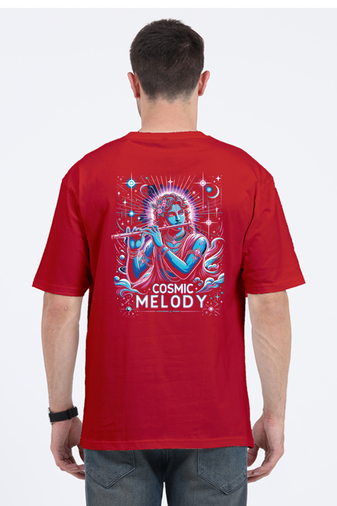 Celestial Melody – Lord Krishna Oversized T-Shirt