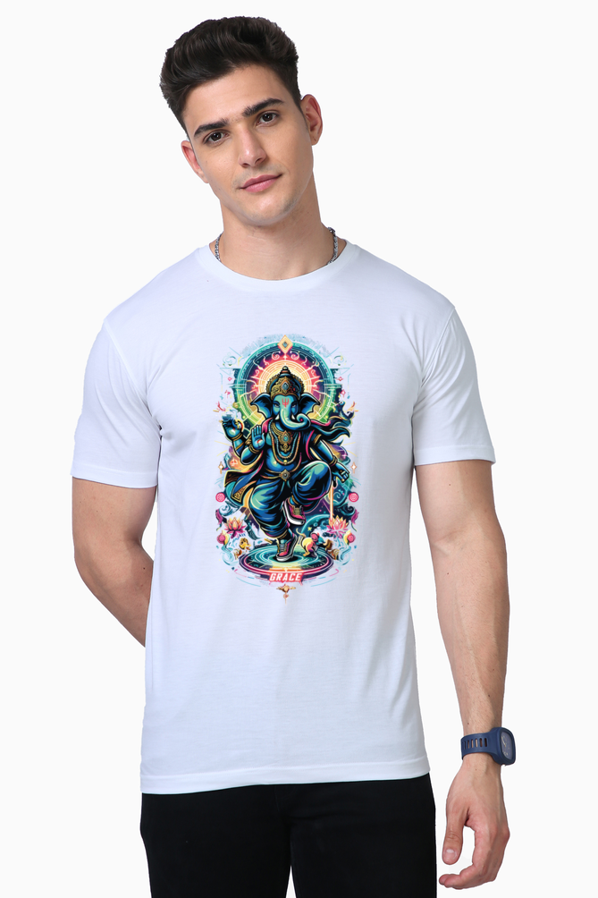 Cosmic Grace – Dancing Ganesha T-Shirt
