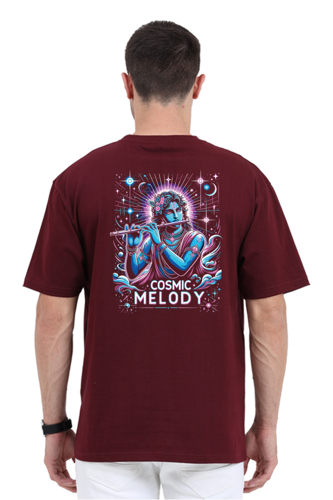 Celestial Melody – Lord Krishna Oversized T-Shirt