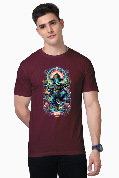 Cosmic Grace – Dancing Ganesha T-Shirt