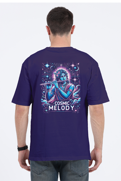 Celestial Melody – Lord Krishna Oversized T-Shirt