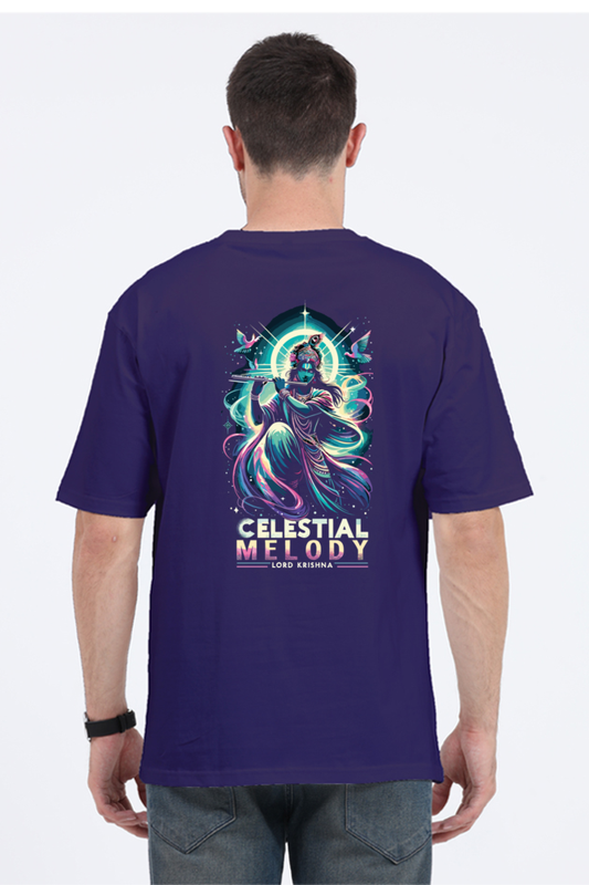 Celestial Melody: Lord Krishna in Cosmic Harmony