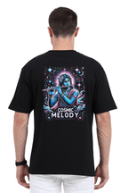 Celestial Melody – Lord Krishna Oversized T-Shirt - BhaariGear 