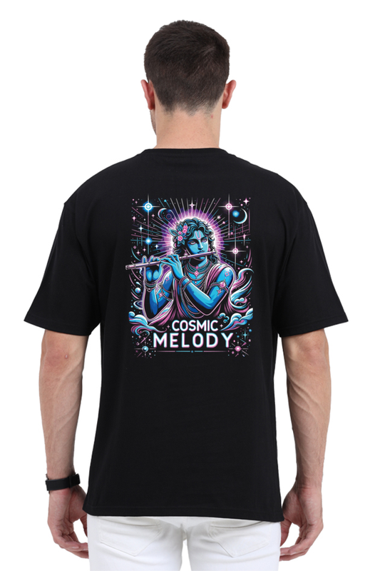 Celestial Melody – Lord Krishna Oversized T-Shirt