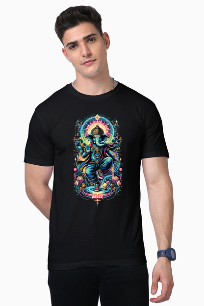 Cosmic Grace – Dancing Ganesha T-Shirt