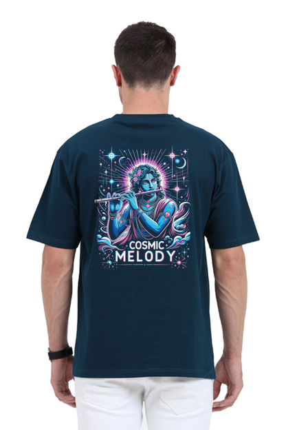 Celestial Melody – Lord Krishna Oversized T-Shirt