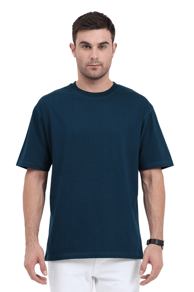 Dance of Divinity | Neon Krishna Cosmic Energy T-Shirt_Back side - BhaariGear 