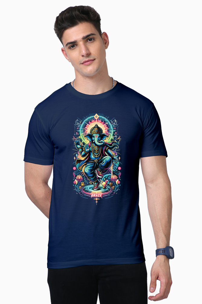 Cosmic Grace – Dancing Ganesha T-Shirt
