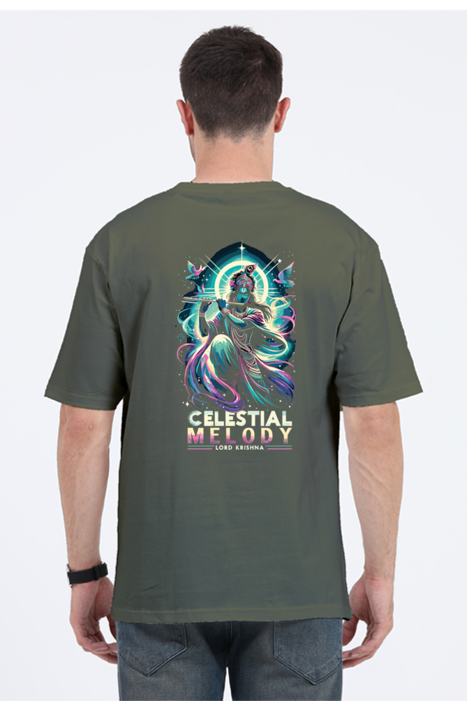 Celestial Melody: Lord Krishna in Cosmic Harmony