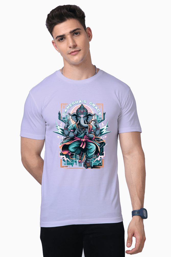 Ganesha’s Grace | Urban Divine Vibes T-Shirt Design - BhaariGear 