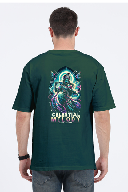 Celestial Melody: Lord Krishna in Cosmic Harmony