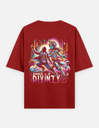 Dance of Divinity | Krishna Meets Street Dance Neon Graphic Tee - BhaariGear 