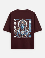 Cosmic Authority Tee – Own Your Power, Rule Your Style_Back Side Print - BhaariGear 