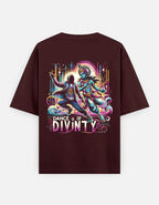 Dance of Divinity | Krishna Meets Street Dance Neon Graphic Tee - BhaariGear 