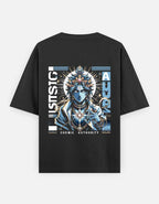 Cosmic Authority Tee – Own Your Power, Rule Your Style_Back Side Print - BhaariGear 