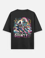 Dance of Divinity | Krishna Meets Street Dance Neon Graphic Tee - BhaariGear 