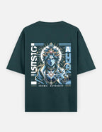 Cosmic Authority Tee – Own Your Power, Rule Your Style_Back Side Print - BhaariGear 