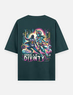 Dance of Divinity | Krishna Meets Street Dance Neon Graphic Tee - BhaariGear 