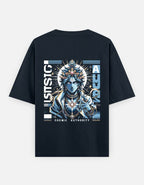 Cosmic Authority Tee – Own Your Power, Rule Your Style_Back Side Print - BhaariGear 