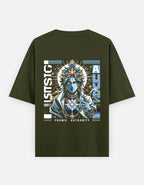 Cosmic Authority Tee – Own Your Power, Rule Your Style_Back Side Print - BhaariGear 