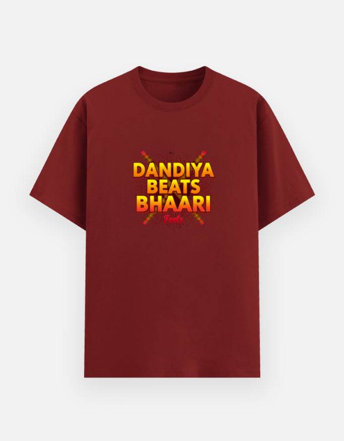 Dandiya Beats, Bhaari Feels – The Ultimate Festive Streetwear Tee - BhaariGear 