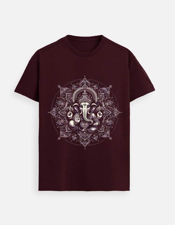 Sacred Mandala – Classic Ganesha T-Shirt - BhaariGear 