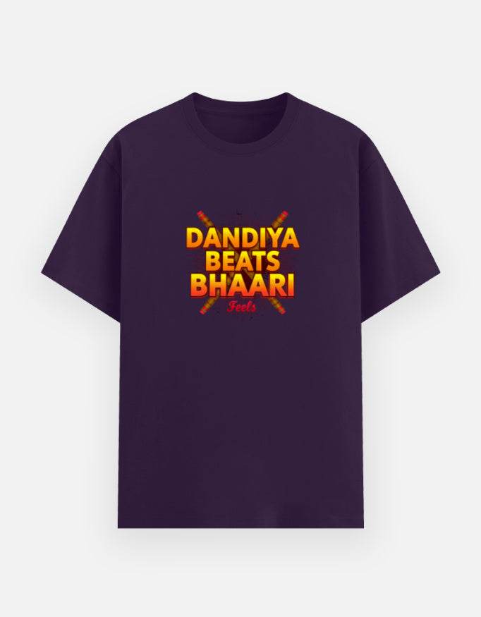 Dandiya Beats, Bhaari Feels – The Ultimate Festive Streetwear Tee - BhaariGear 