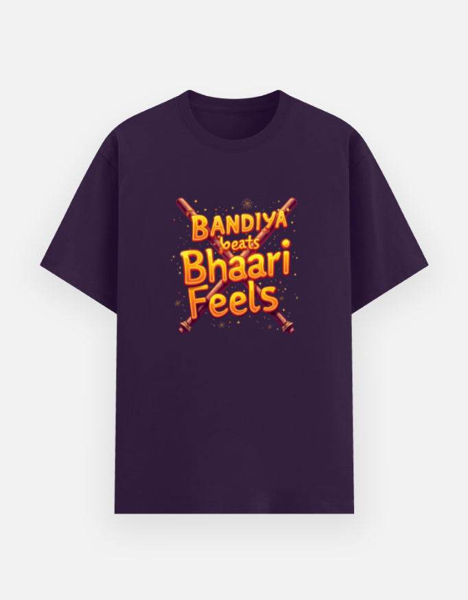 Dandiya Beats, Bhaari Feels – The Ultimate Festive Streetwear Tee - BhaariGear 