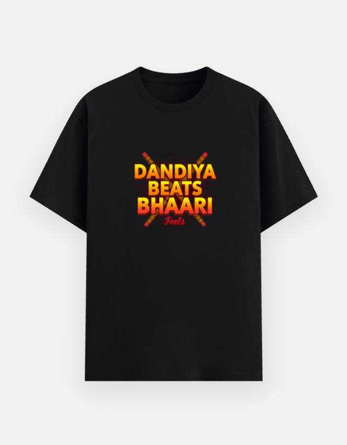 Dandiya Beats, Bhaari Feels – The Ultimate Festive Streetwear Tee - BhaariGear 