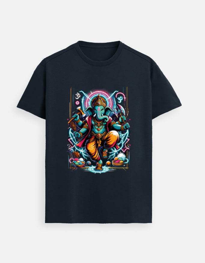 Thunderstrike Ganesha | Warrior of Light T-Shirt Design - BhaariGear 