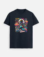 Ganesha’s Grace Neon Tee | Bold Cosmic Fashion for Women - BhaariGear 