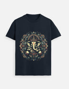 Sacred Mandala Ganesha | Divine Harmony T-Shirt Design - BhaariGear 