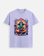 Divine Neon Lord Ganesha Vibrant Art Print - BhaariGear 