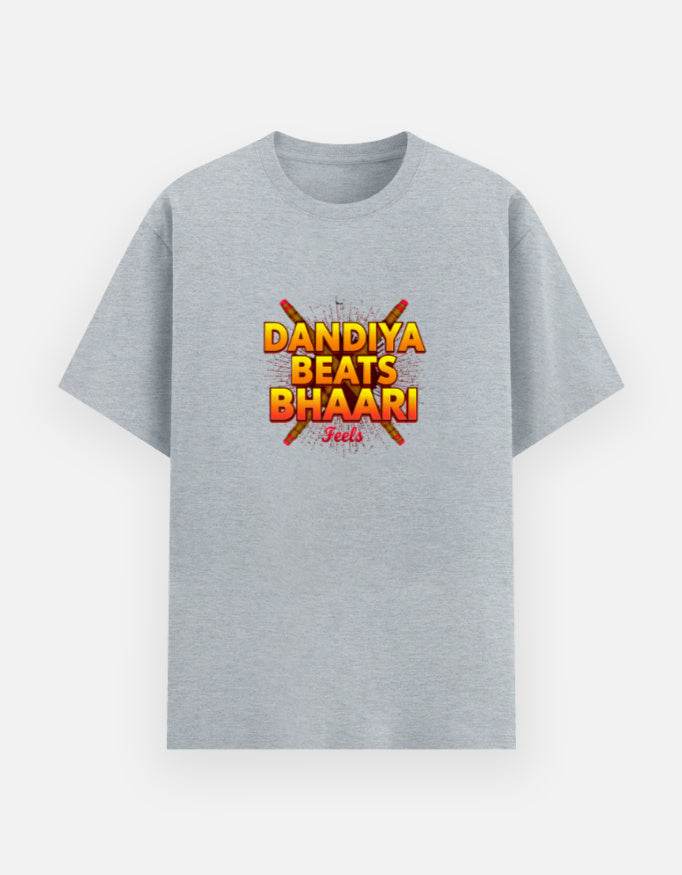 Dandiya Beats, Bhaari Feels – The Ultimate Festive Streetwear Tee - BhaariGear 