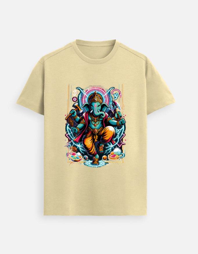 Thunderstrike Ganesha | Warrior of Light T-Shirt Design - BhaariGear 