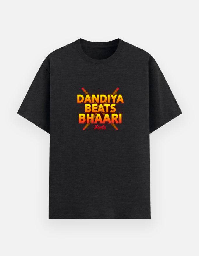 Dandiya Beats, Bhaari Feels – The Ultimate Festive Streetwear Tee - BhaariGear 