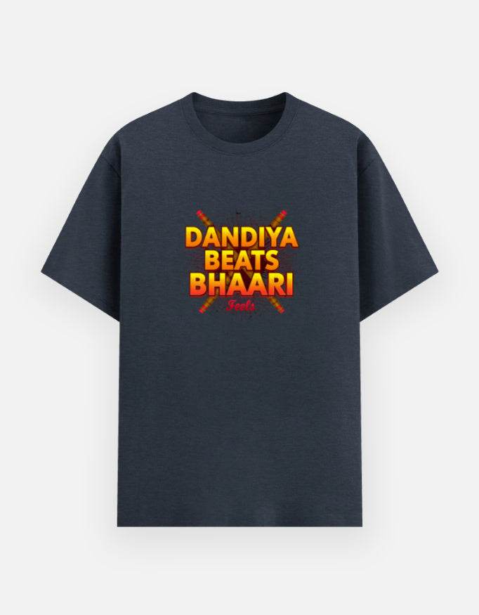 Dandiya Beats, Bhaari Feels – The Ultimate Festive Streetwear Tee - BhaariGear 