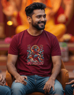 Ganesha’s Grace – Cosmic Rhythm T-Shirt Design - BhaariGear 