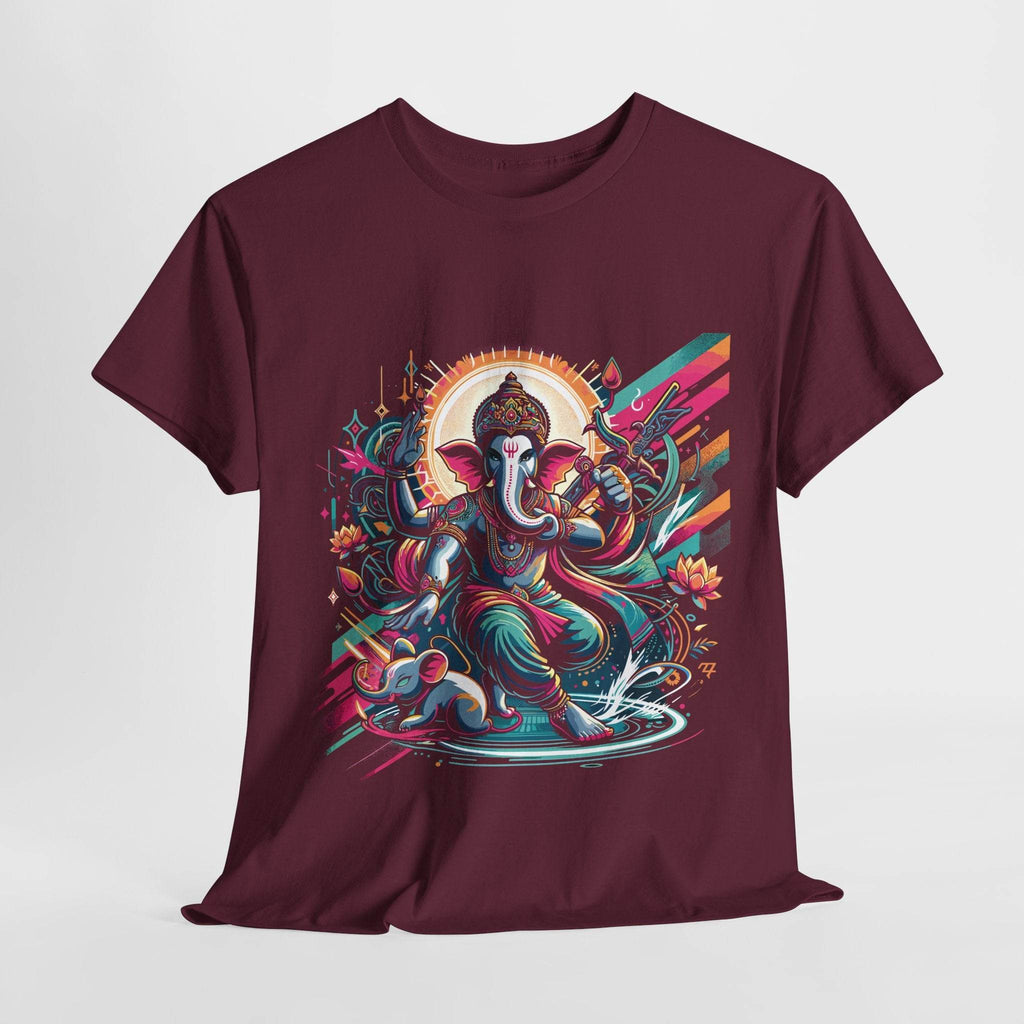 Battle Blessing – Warrior Ganesha T-Shirt - BhaariGear 