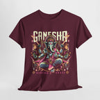 Ganesha’s Grace – Divine Rebel Edition T-Shirt - BhaariGear 